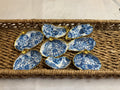 Seashell Blue Scroll
